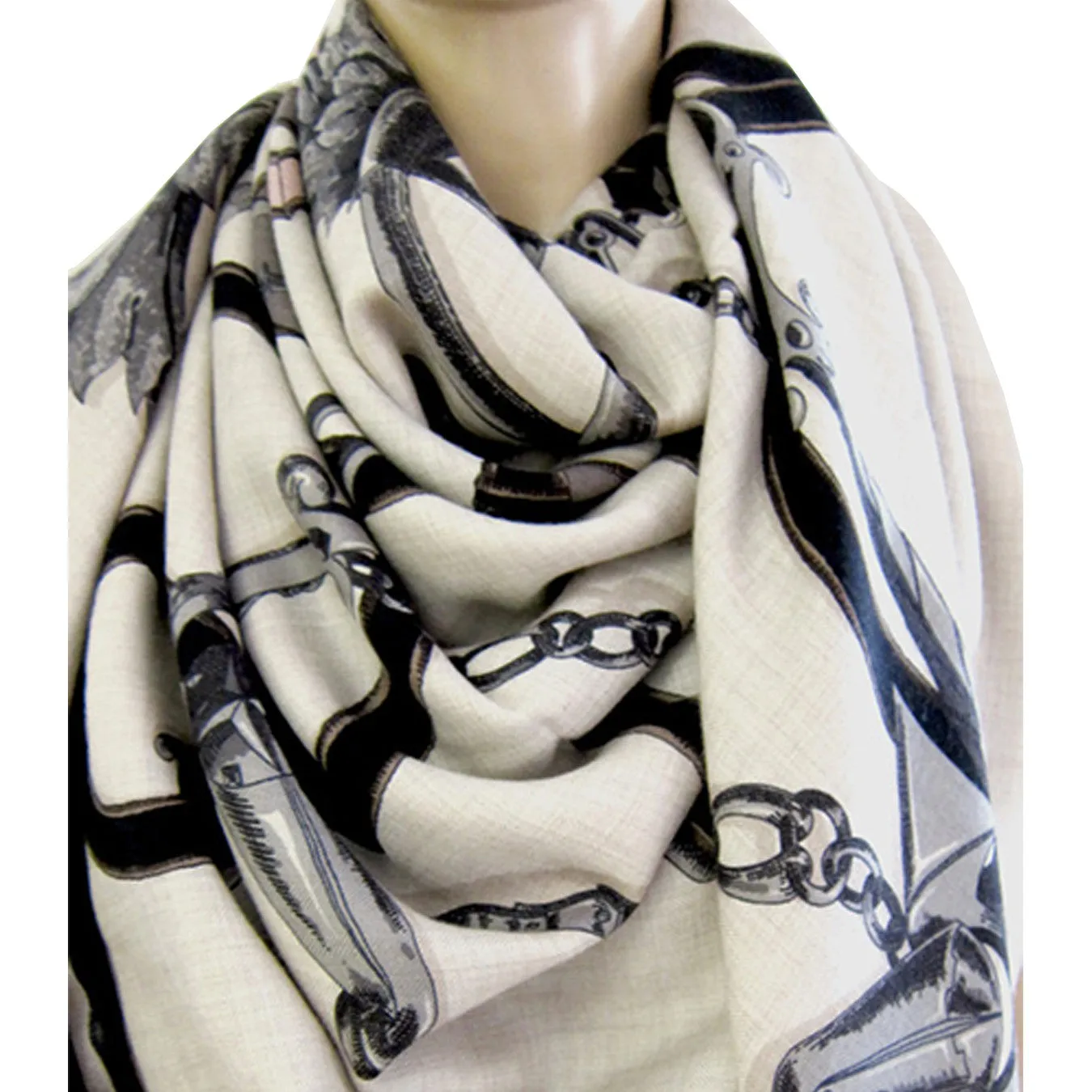 Hermes L'Instruction du Roy Cashmere Silk Shawl 140cm Collectors' Must