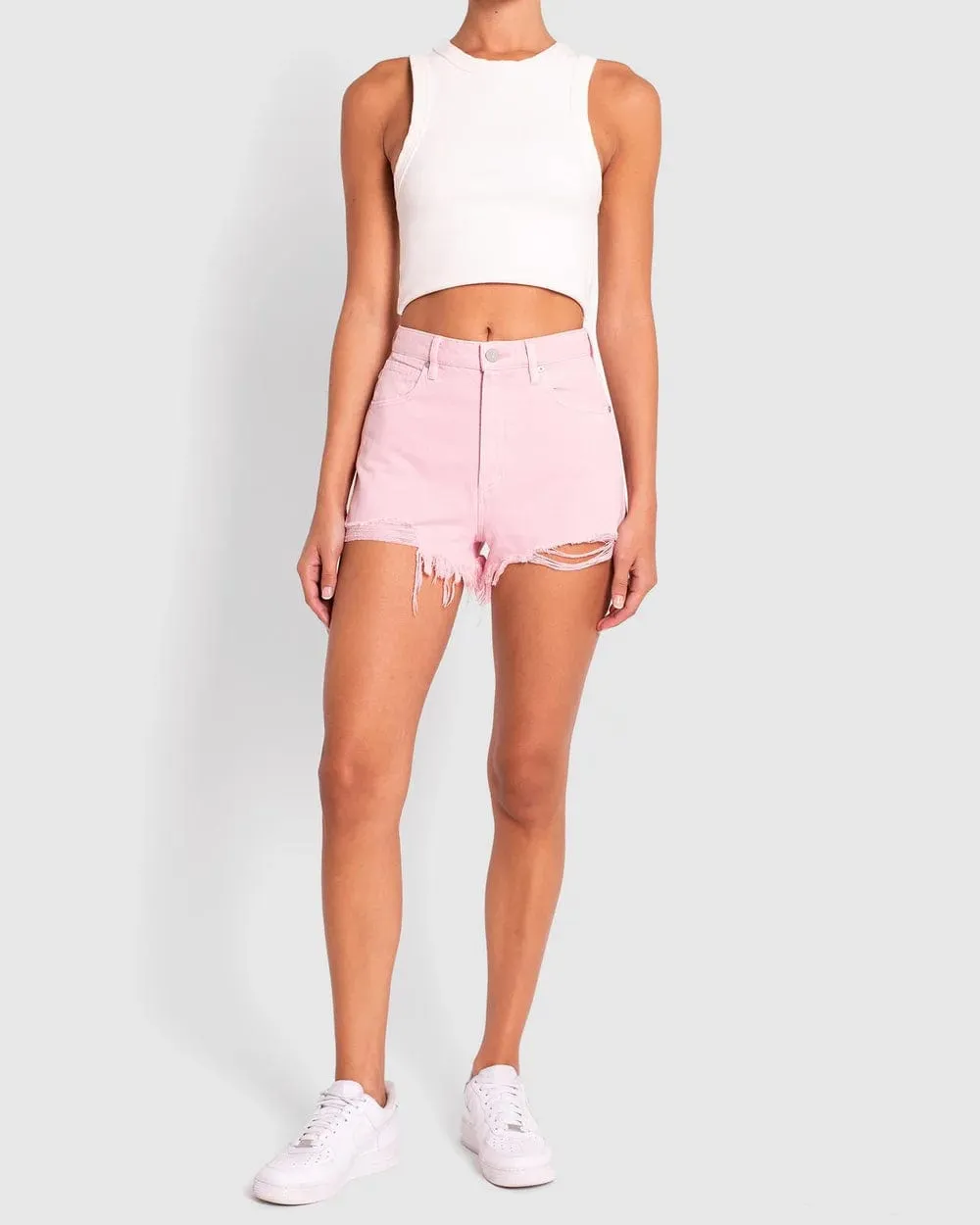 High Relaxed Short Cherry Blossom