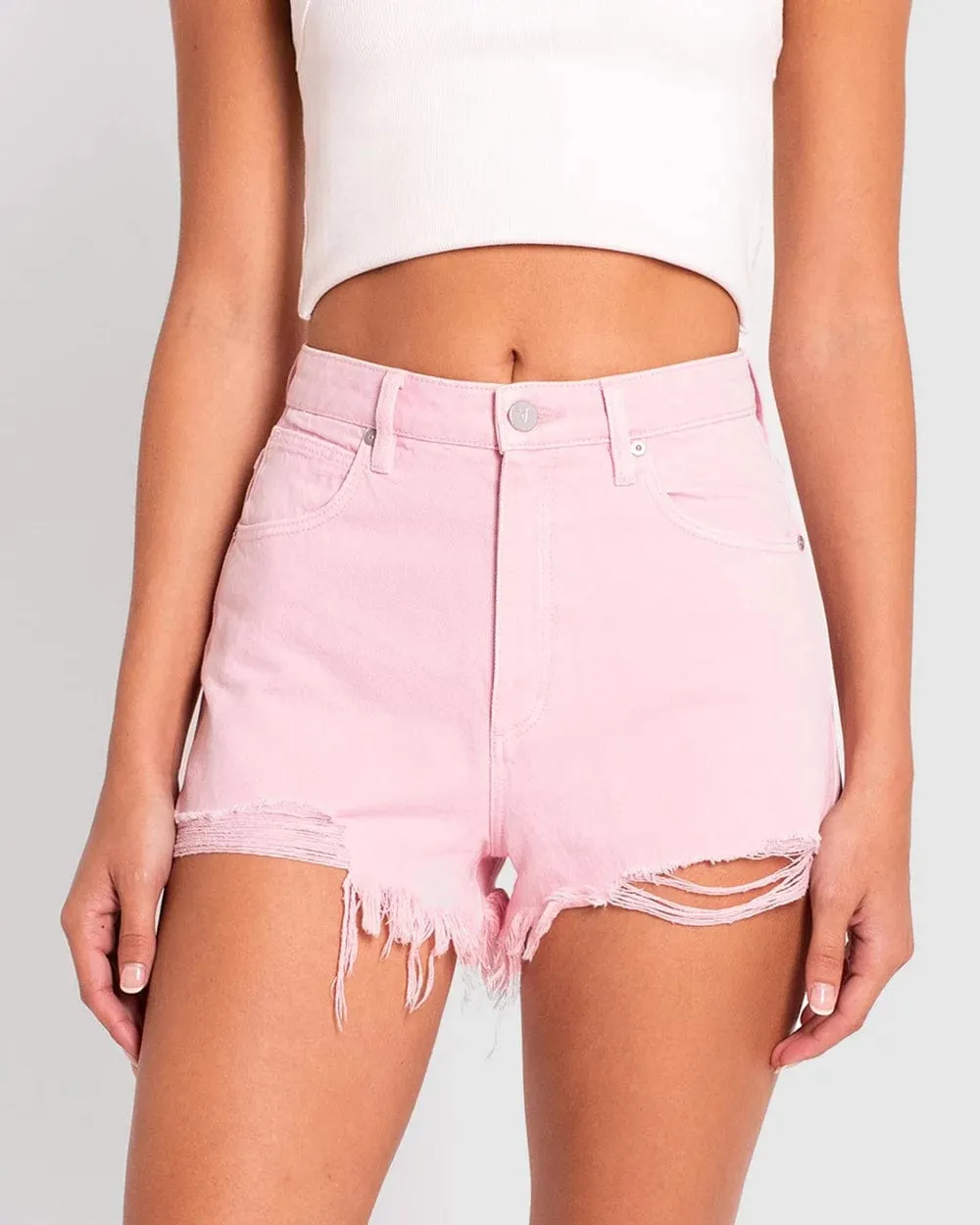 High Relaxed Short Cherry Blossom