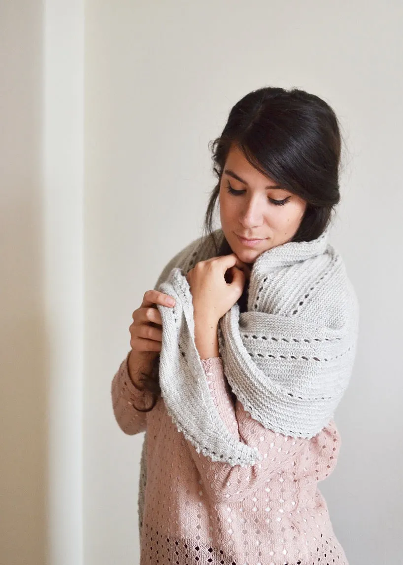 Hollows Shawl, Mandarine's Knitting Pattern