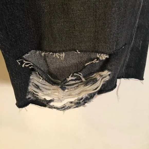 Hudson Sloane Long Cut-Off Distressed Shorts NWT