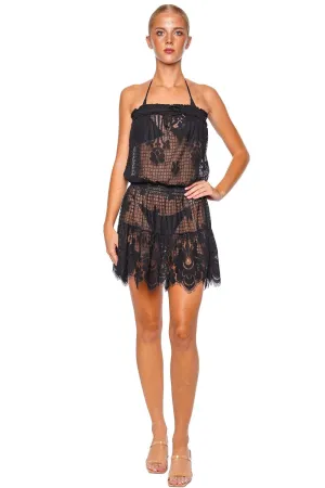 Isla Strapless Lace Cover Up Mini Dress