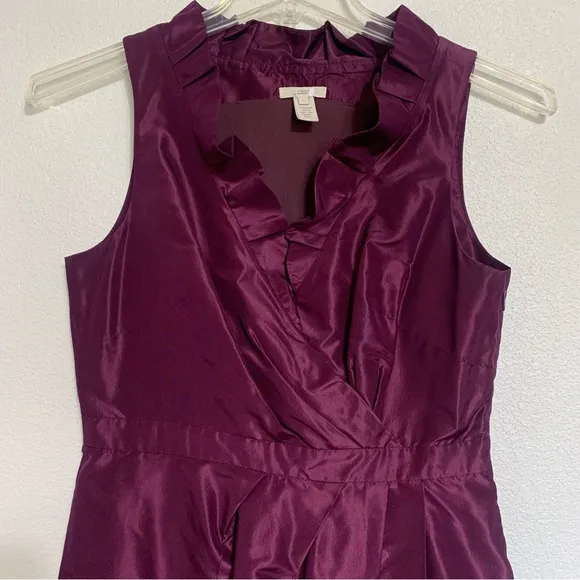 J. Crew Blakely Sleeveless Silk Taffeta Dress