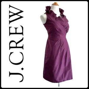 J. Crew Blakely Sleeveless Silk Taffeta Dress