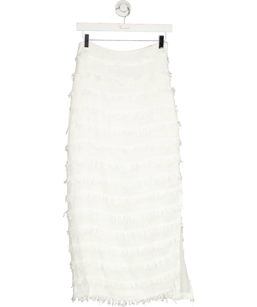Jan & Nova White Long Skirt UK S