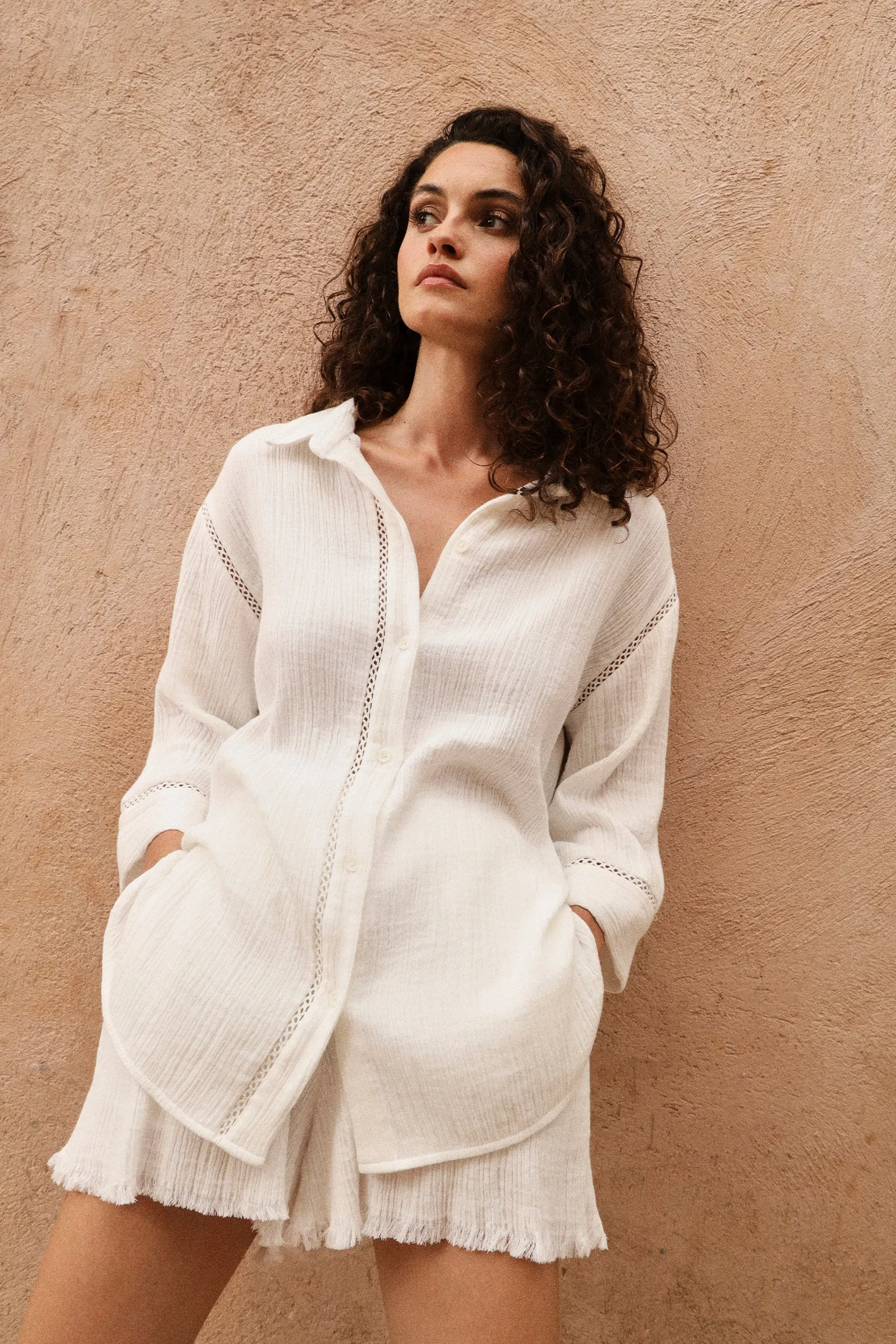 Java Top (Ivory) & Cordoba Shorts (Ivory)