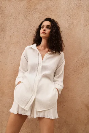 Java Top (Ivory) & Salvador Shorts (Ivory)