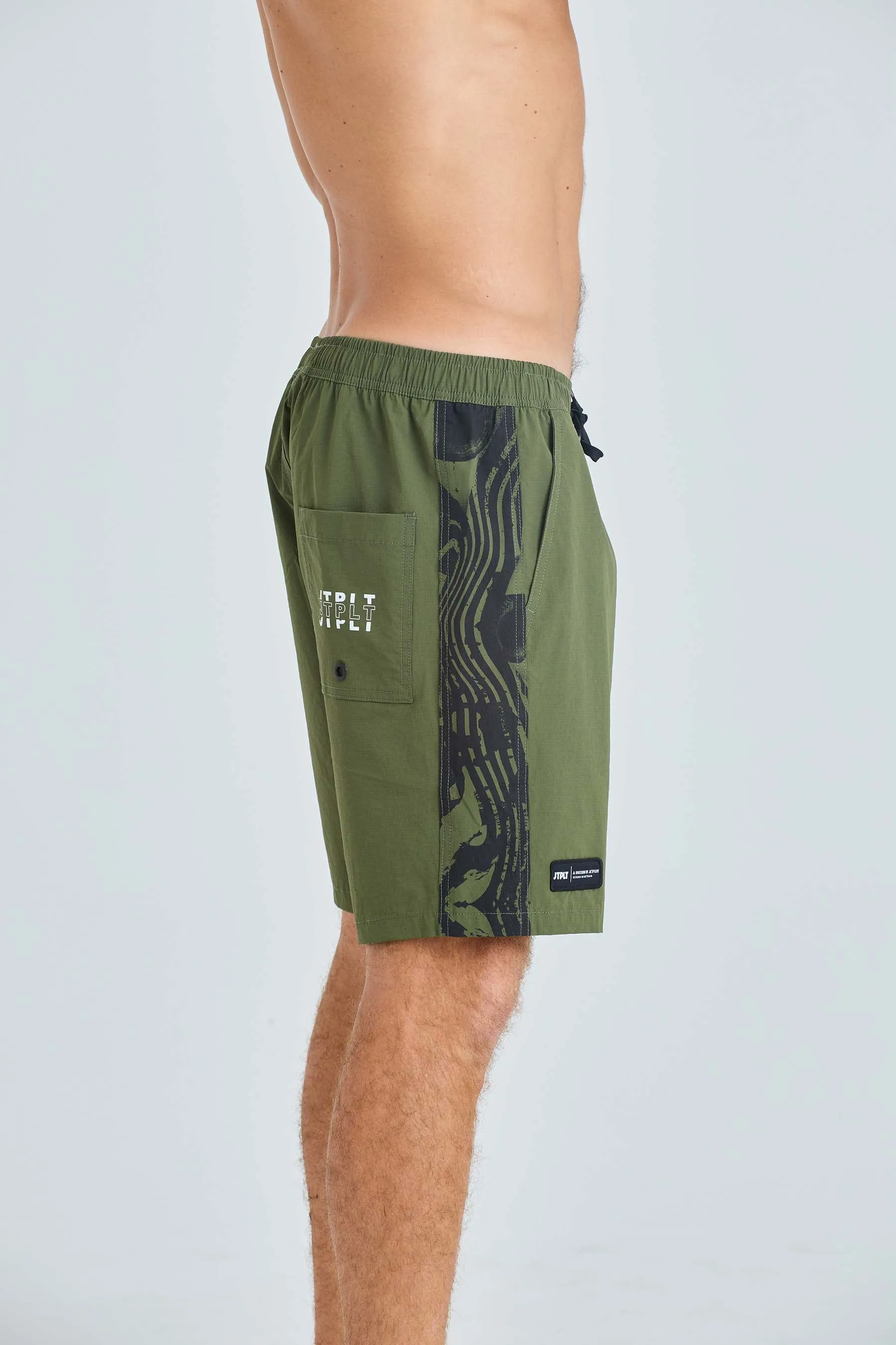 Jetpilot Felix Boardshort - Forest Green