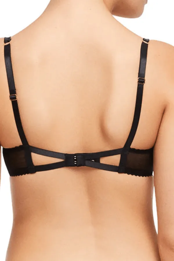 Julie's Roses Underwire Bra - Black