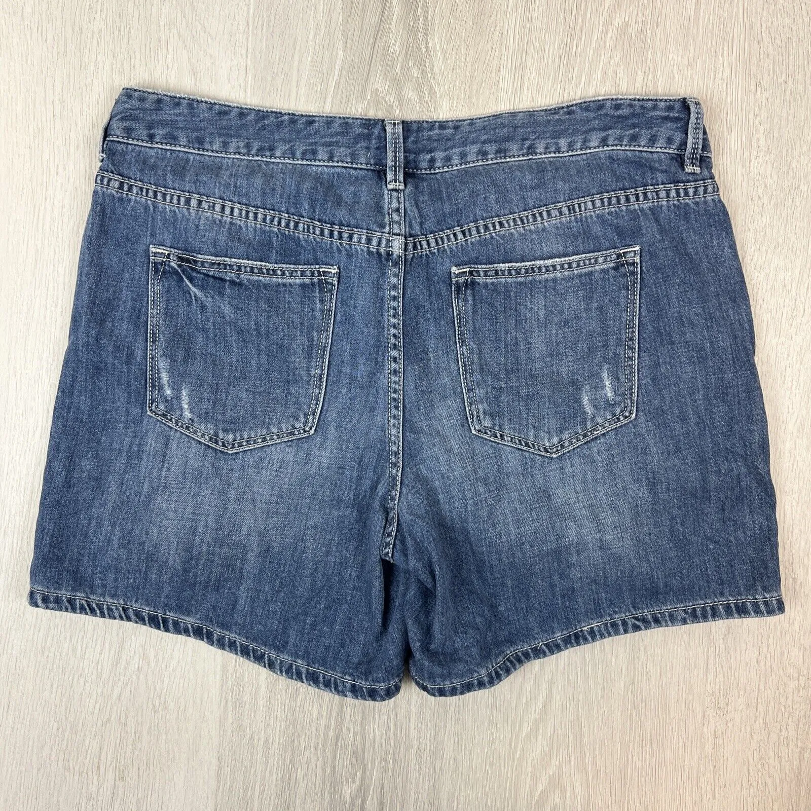 Just Jeans Womens Ex-BoyFriend Relaxed Denim Shorts Size 14