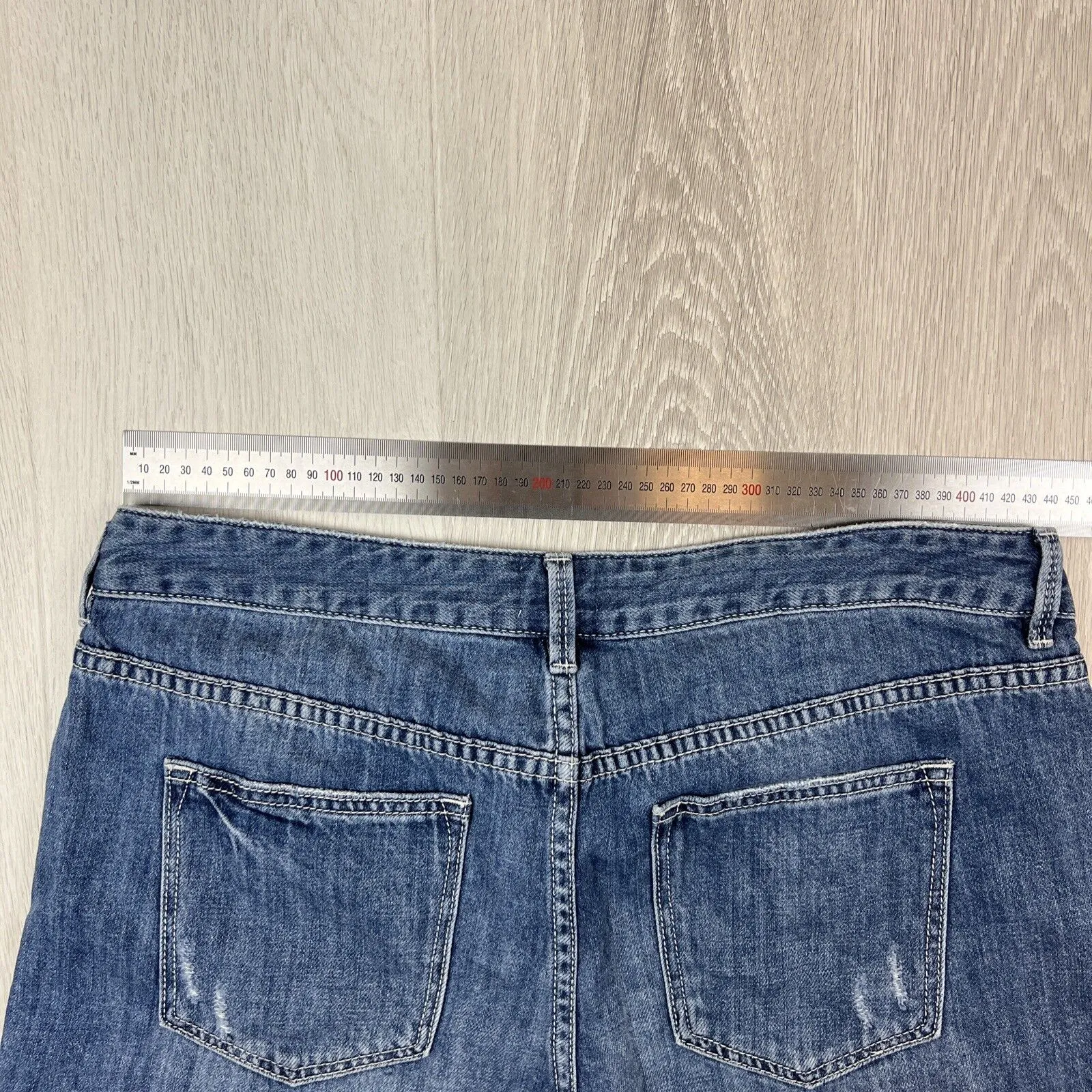 Just Jeans Womens Ex-BoyFriend Relaxed Denim Shorts Size 14