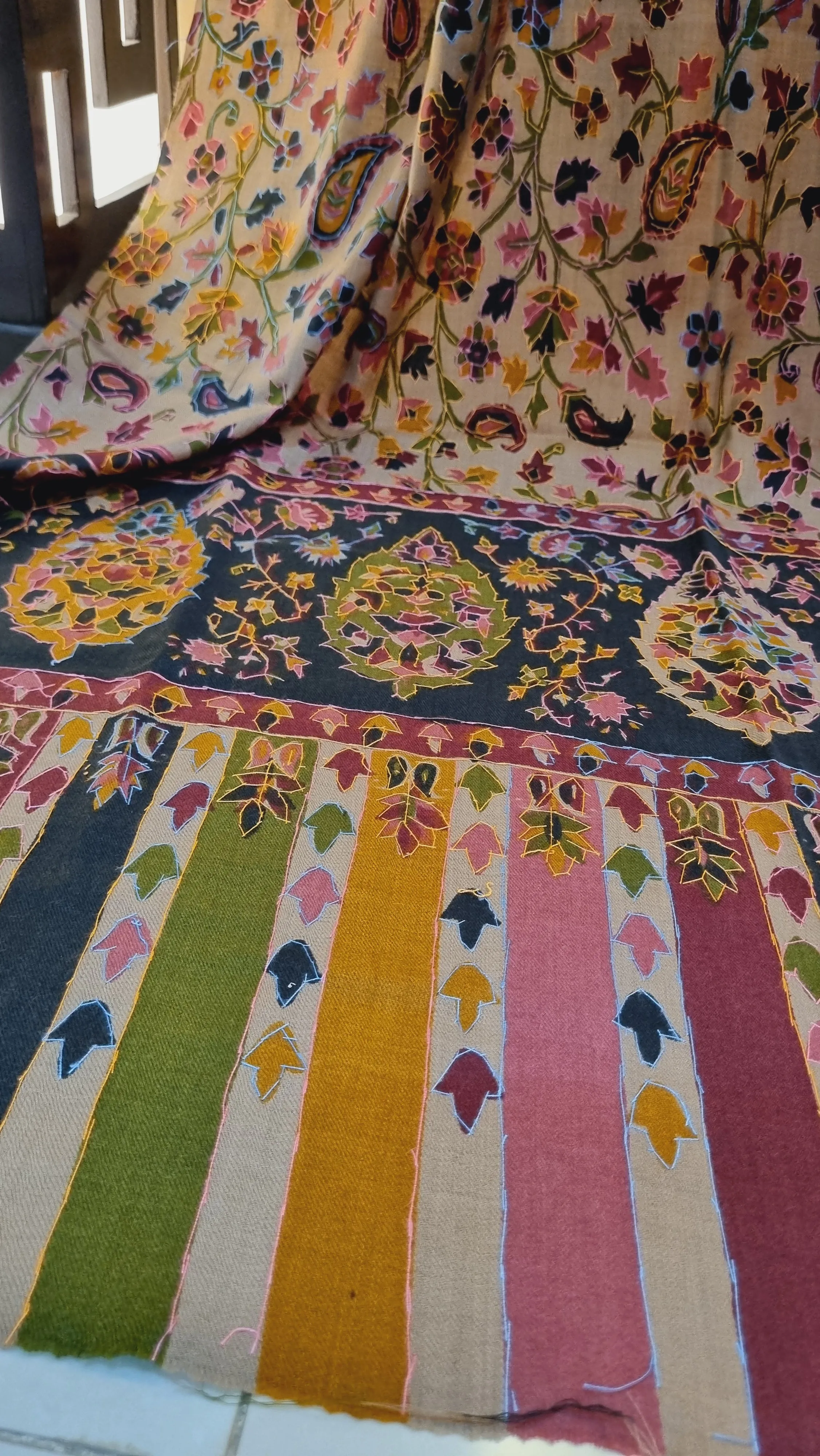 Kalamkar shawls: Pashmina