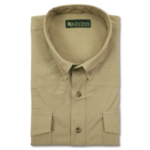 Kevin's Performance Stretch Western Short Sleeve Seersucker Shirt