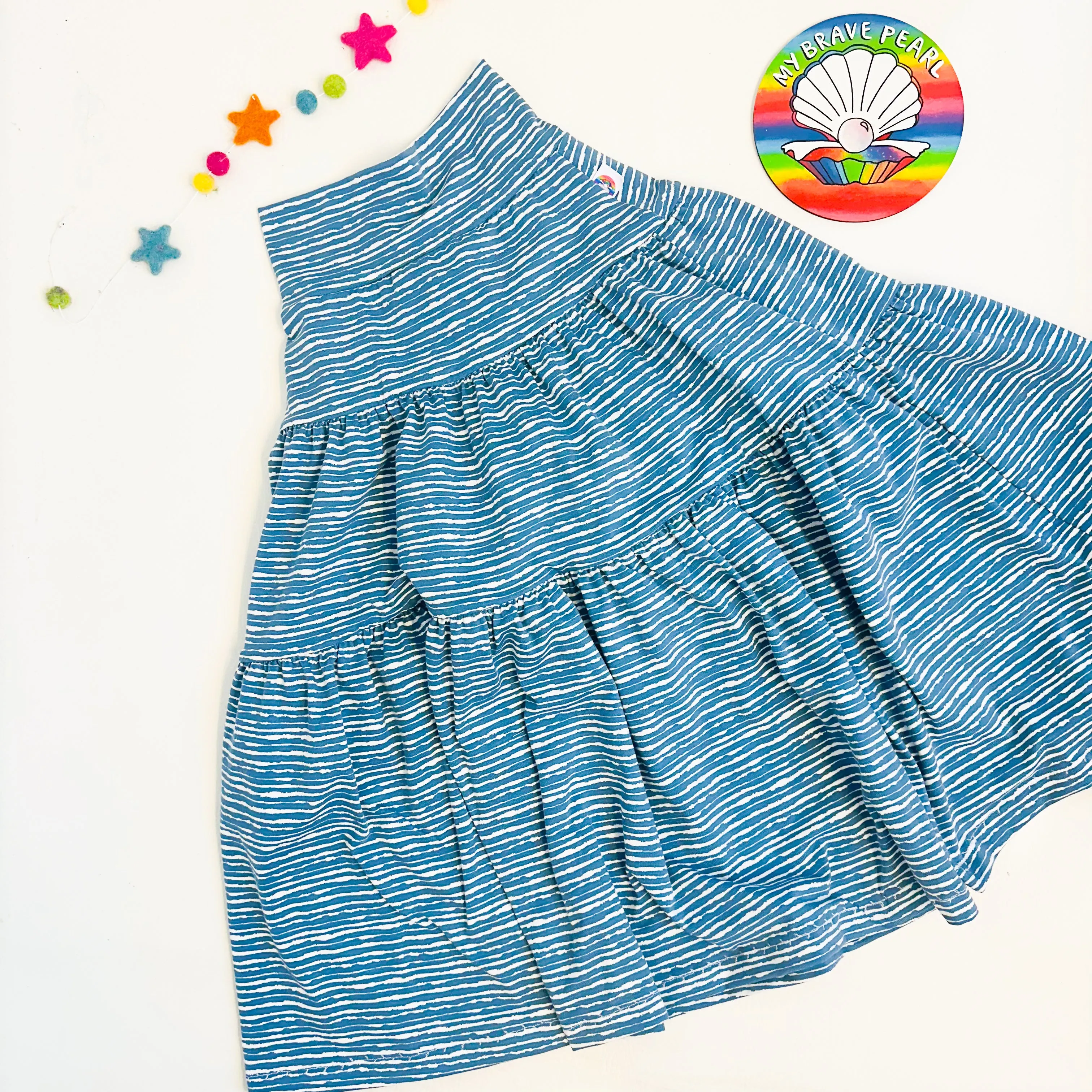 Kids Maxi Length Tiered Skirt