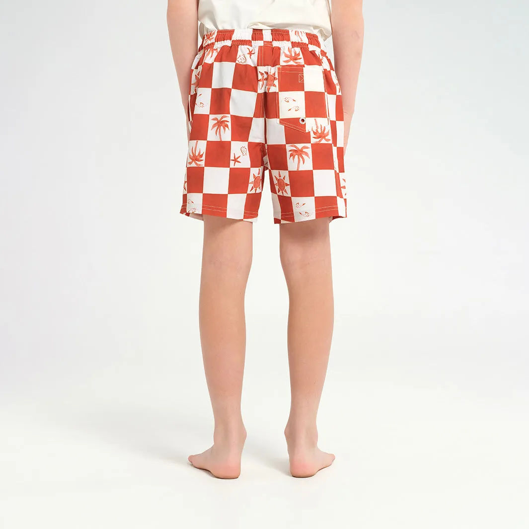 Kids Summer Palm Boardshorts