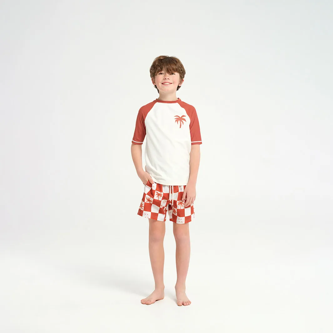 Kids Summer Palm Boardshorts