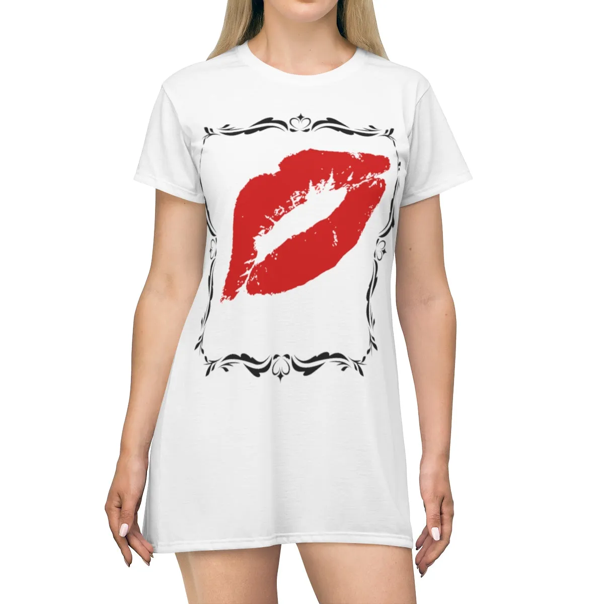 Kiss the Mirror T-shirt Dress