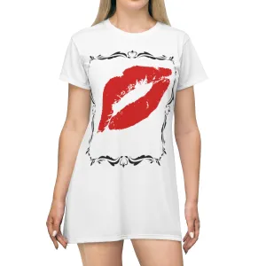 Kiss the Mirror T-shirt Dress