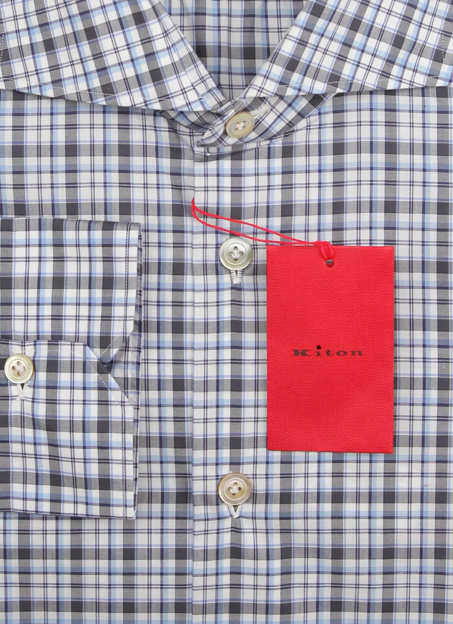 Kiton Dark Blue Shirt - Slim