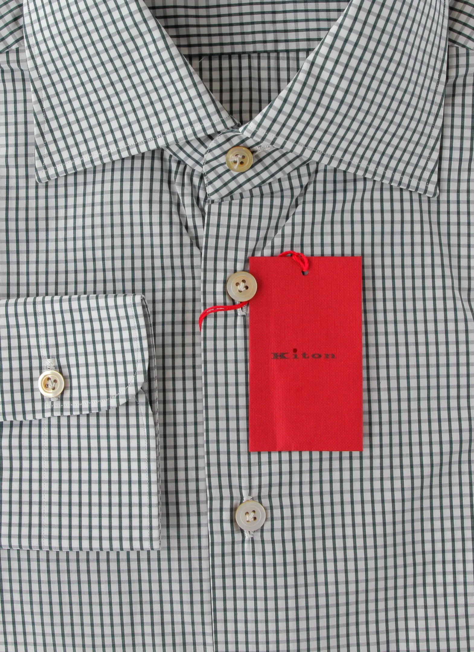 Kiton Green Shirt - Slim