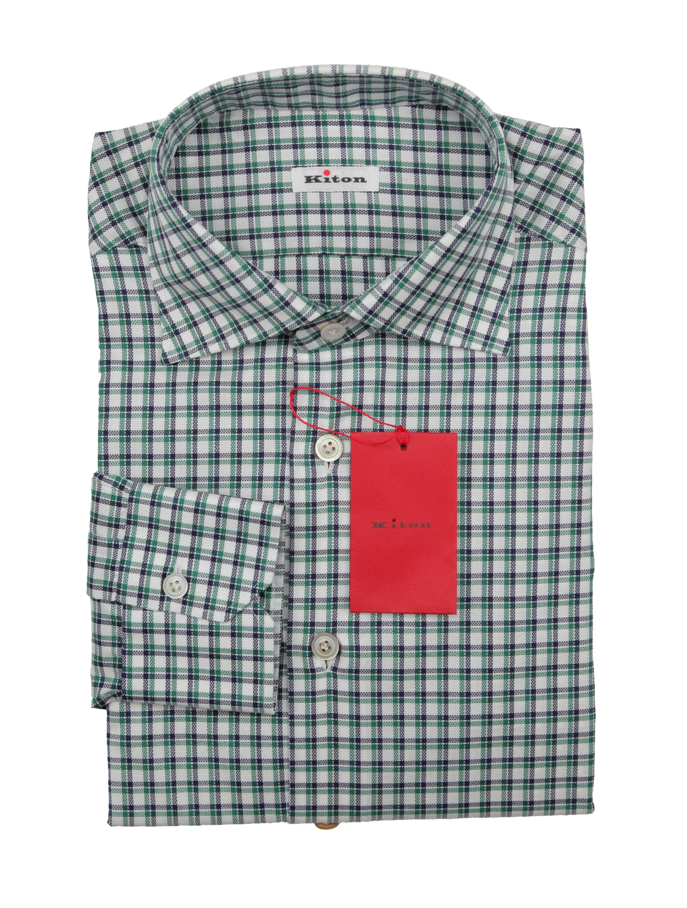Kiton Green Shirt - Slim