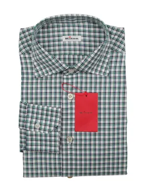 Kiton Green Shirt - Slim