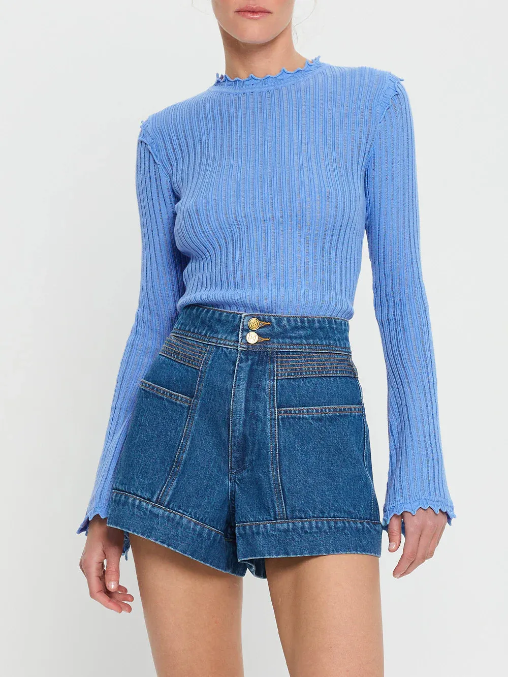 KIVARI - Cameron Denim Short - Indigo