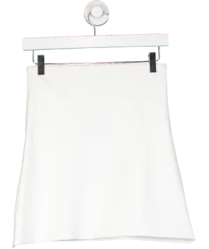 Klayd White Stretch Mini Skirt UK S