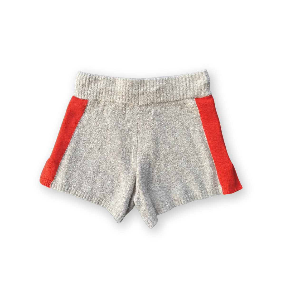 Knitted Terry Shorts - Dune/Rosso