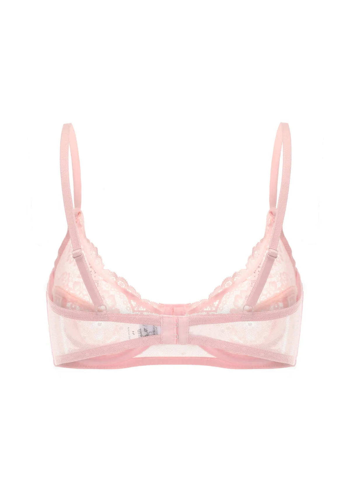 Lace Balconette Bra - Pink