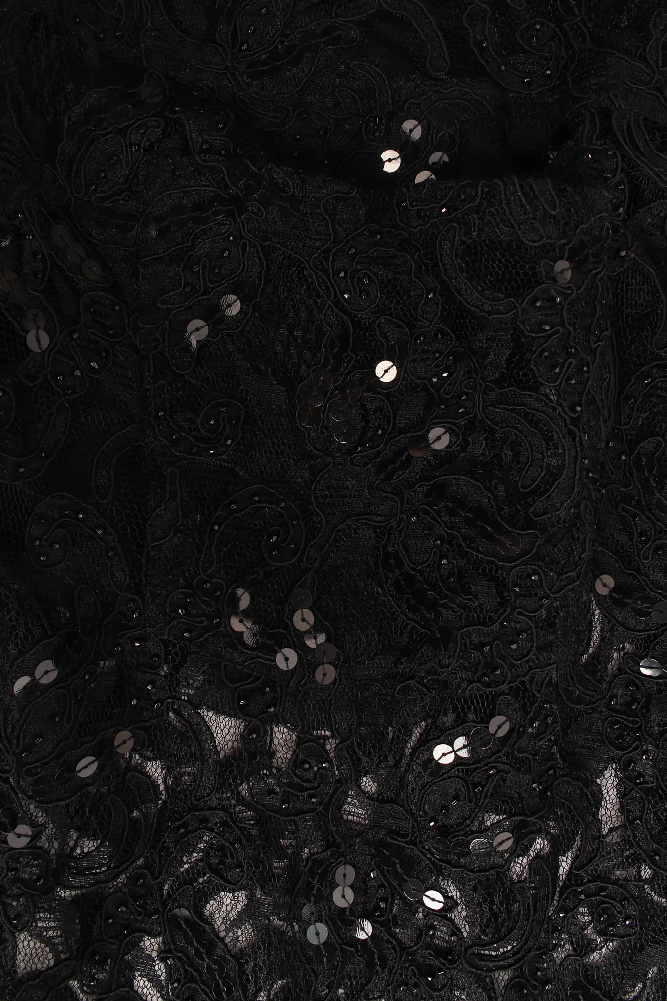 Lace Sequin Embroidered Sheer Pant