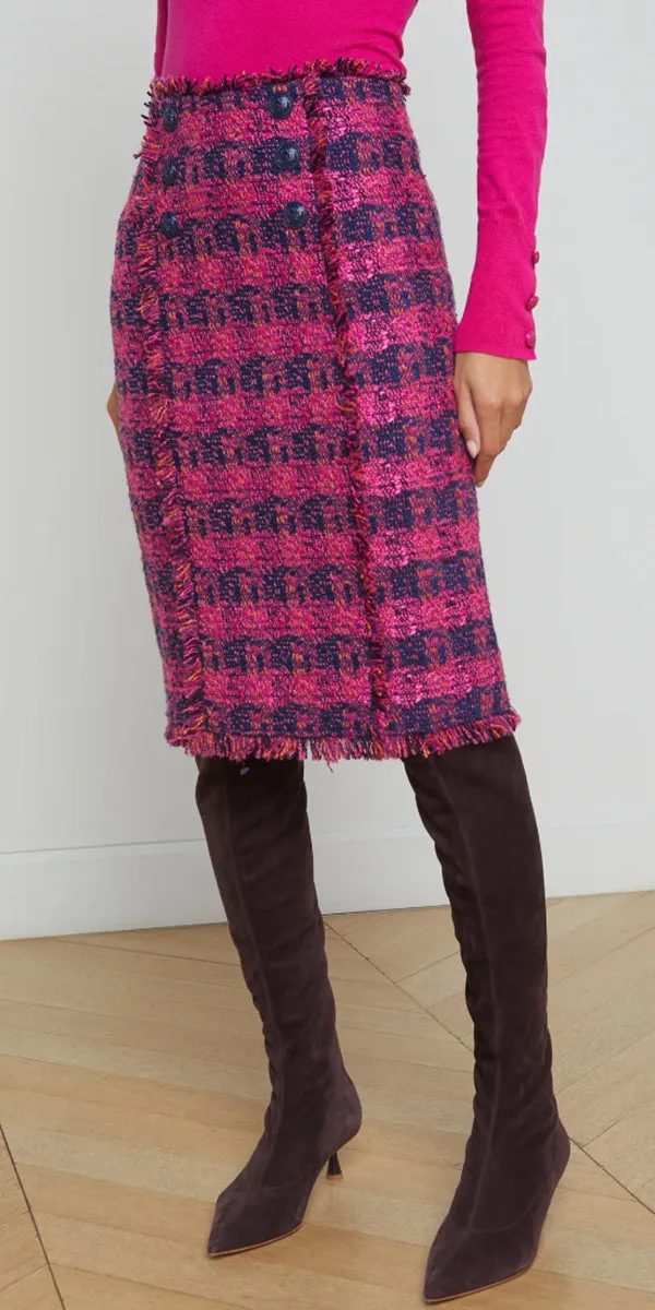 L'AGENCE Kitty Tweed Skirt