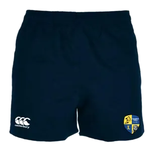 Langtree Rugby Club Canterbury Navy Professional Polyester Pocketed Rugby Shorts