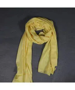 Lemon Yellow GI Certified Handwoven Pashmina Stole