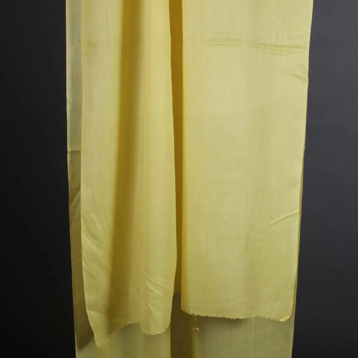 Lemon Yellow GI Certified Handwoven Pashmina Stole