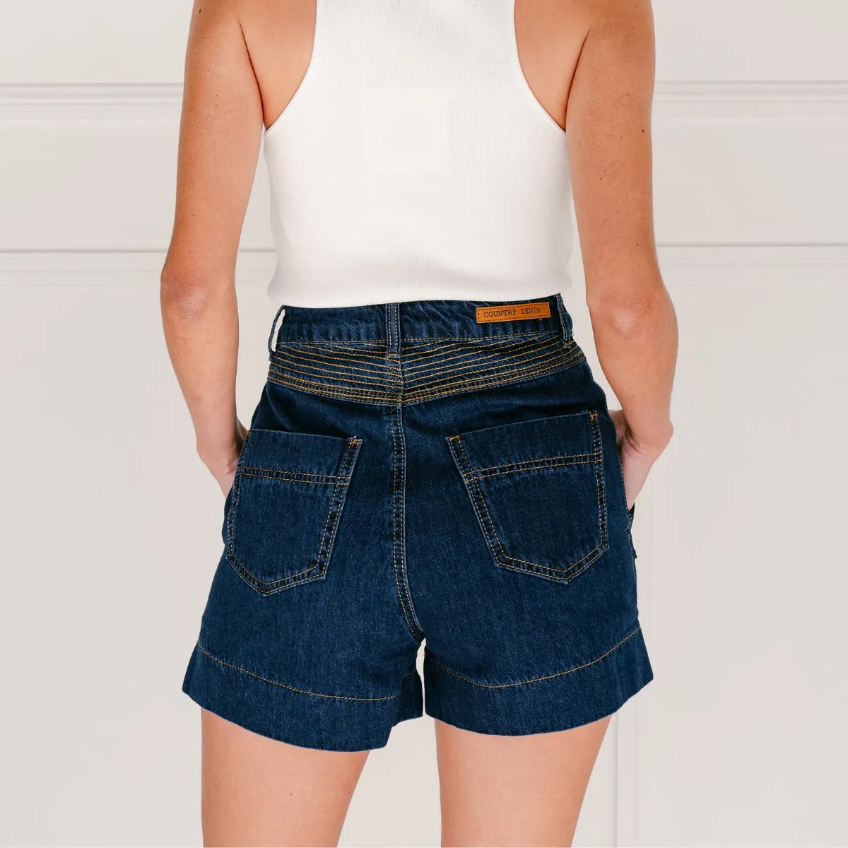 Lenny Denim Shorts (Indigo)