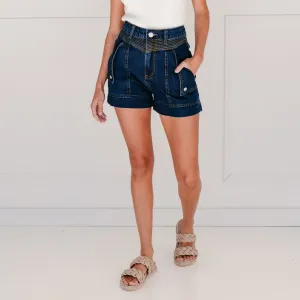 Lenny Denim Shorts (Indigo)