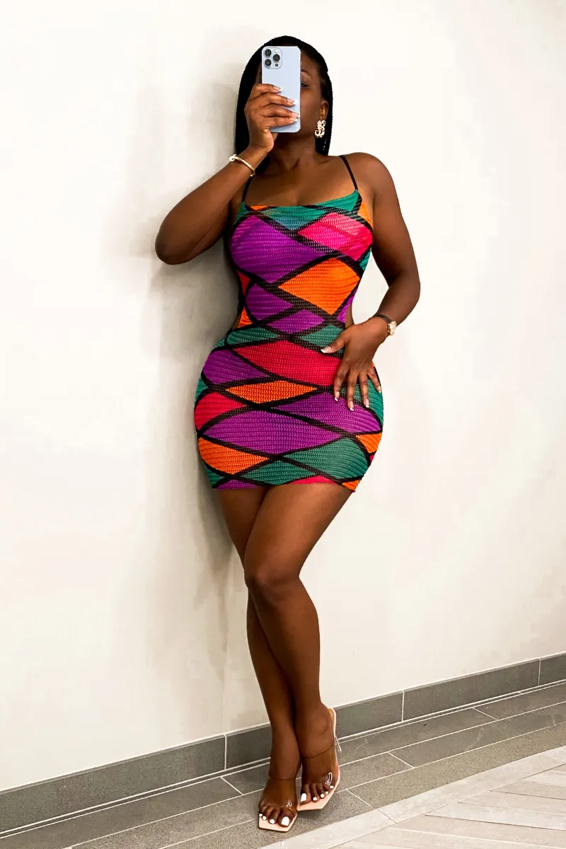 LET HIM GO SHEER MINI | DRESS