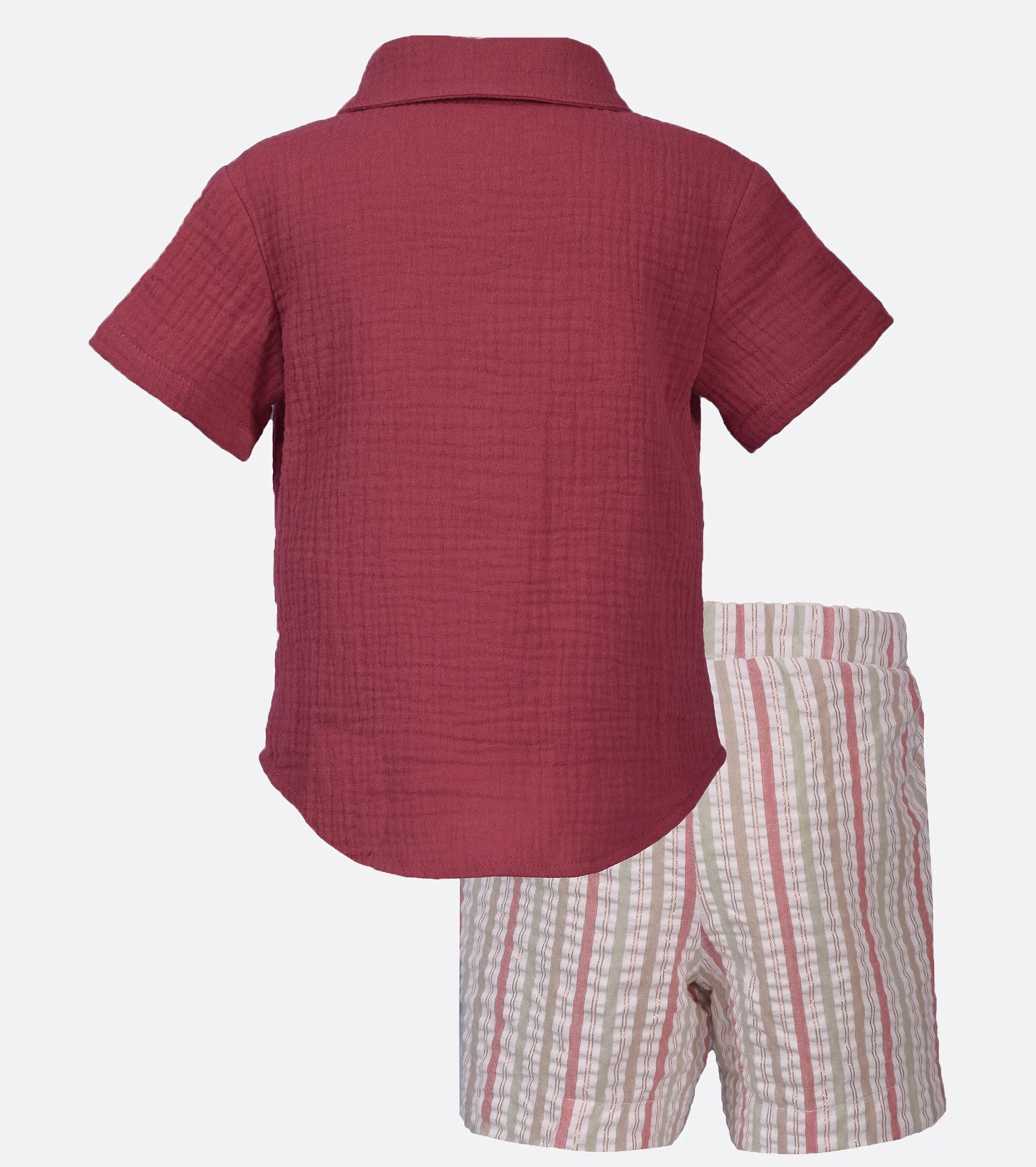 Liam Seersucker Short Set