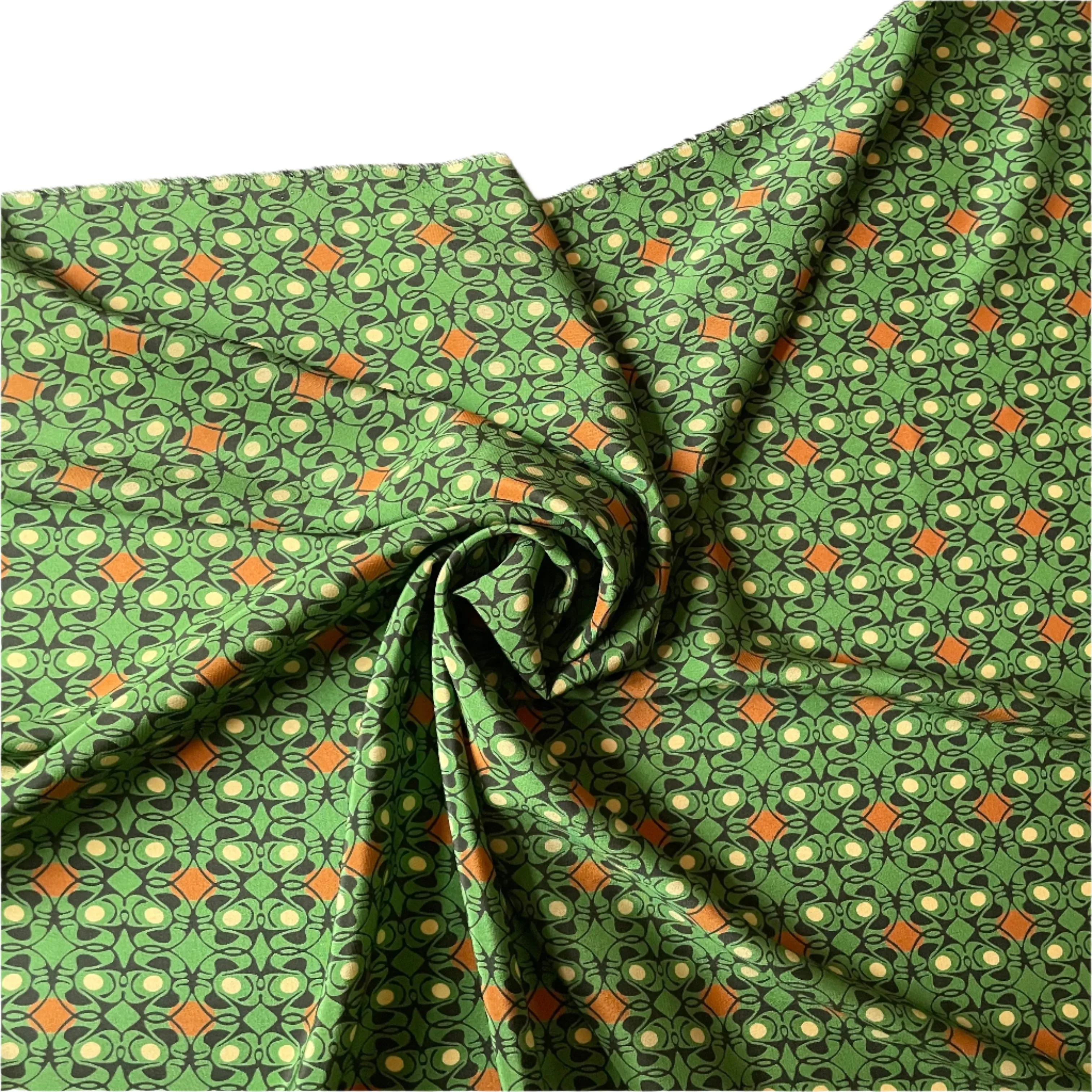Liberty Fabrics Retold 150th Anniversary Collection : Kensington Silk Crepe de Chine - Nouveau Brooch C