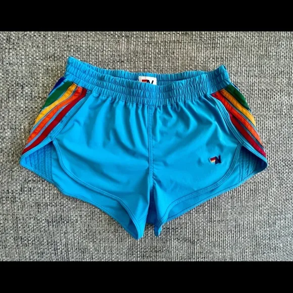 LIKE NEW🩵AVIATOR NATION🩵LIGHT BLUE RUNNING/JOGGING/LOUNGE SHORTS