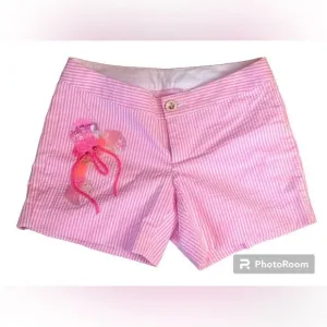 Lilly Pulitzer Callahan Shorts Seersucker Pink Preppy Shorts.