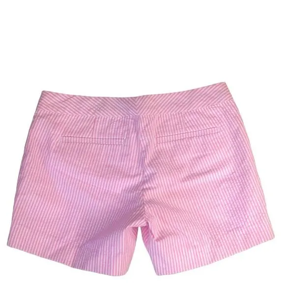 Lilly Pulitzer Callahan Shorts Seersucker Pink Preppy Shorts.