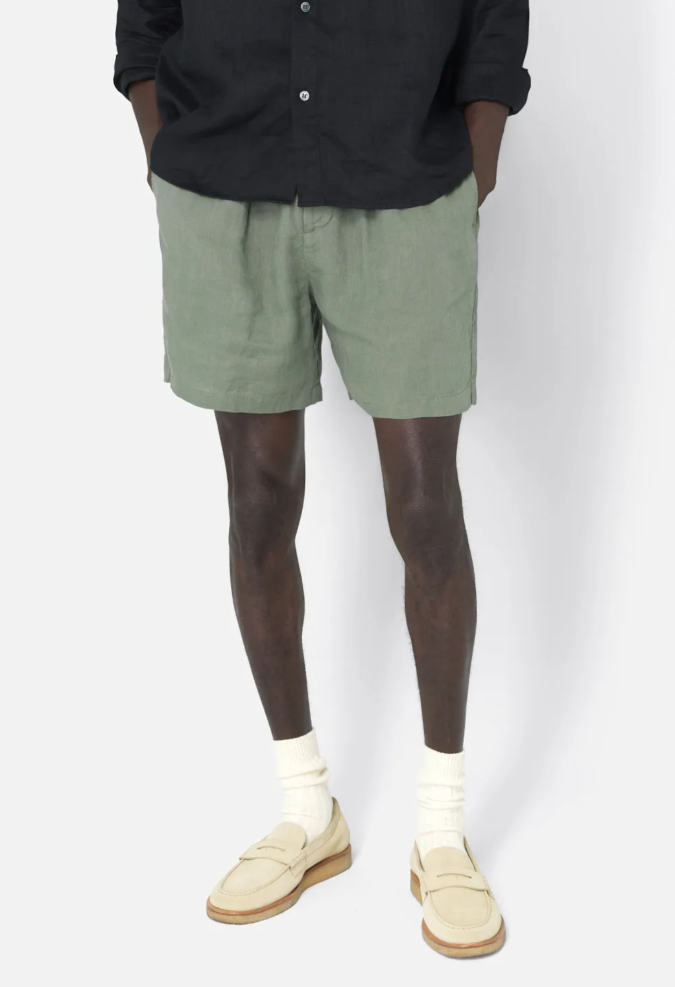 Linen Easy Short / Sage