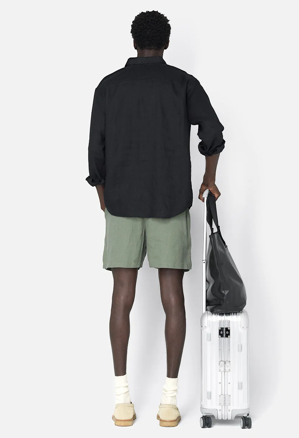 Linen Easy Short / Sage