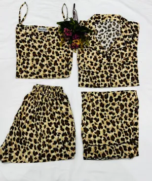 Linen Pj's 4pc
