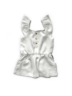 Little Bipsy Flutter Dress - White