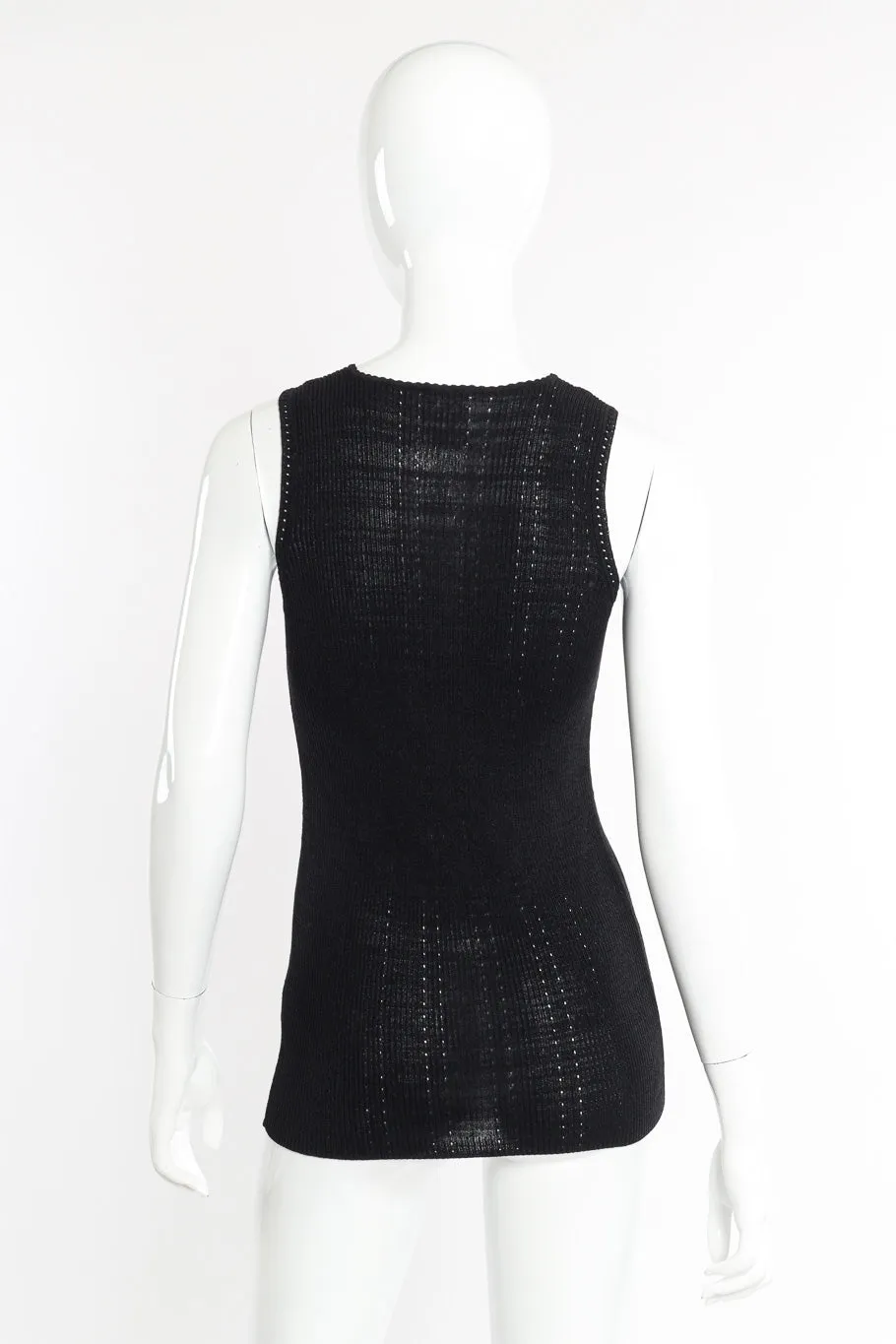 Logo Knit Tank Top