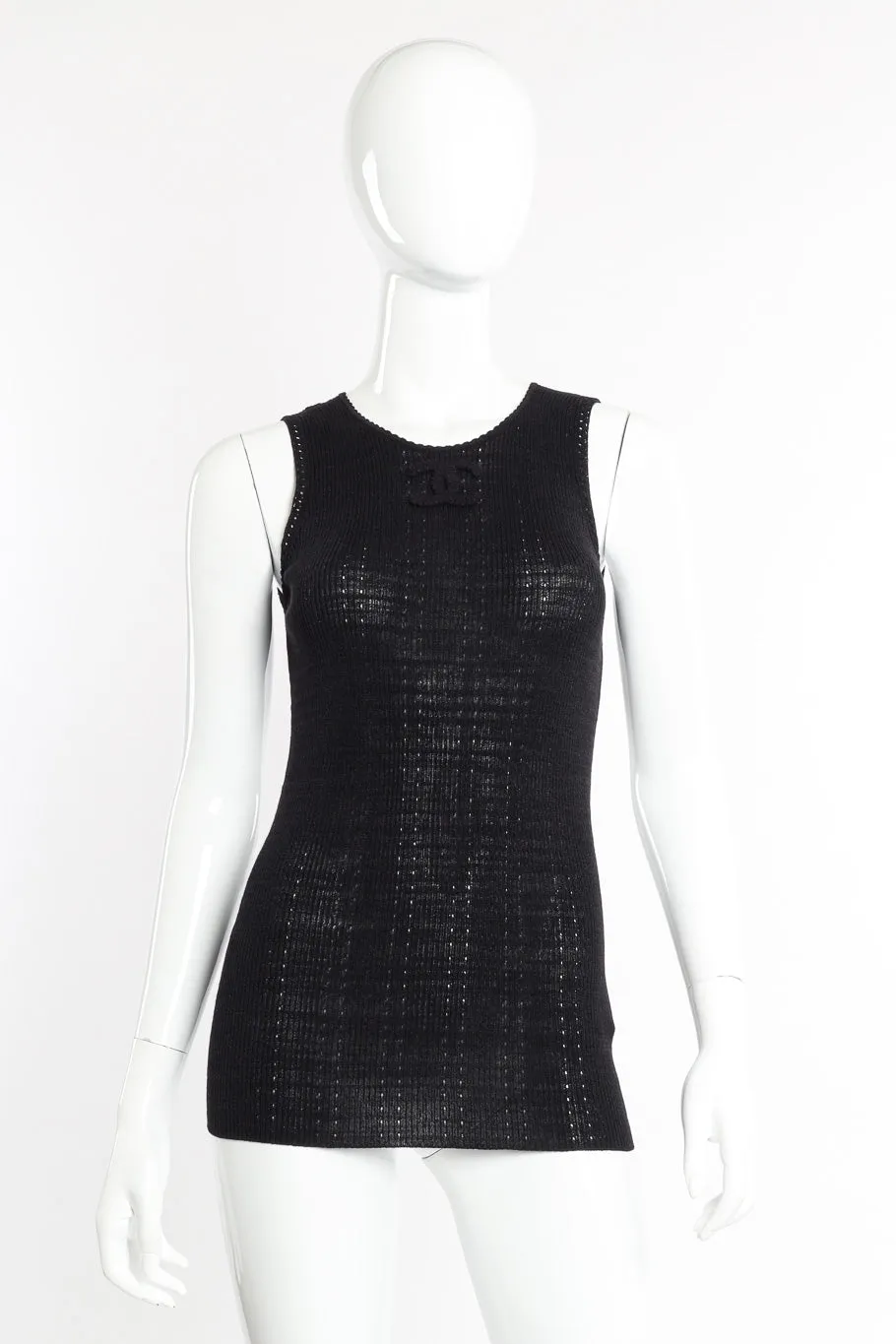Logo Knit Tank Top