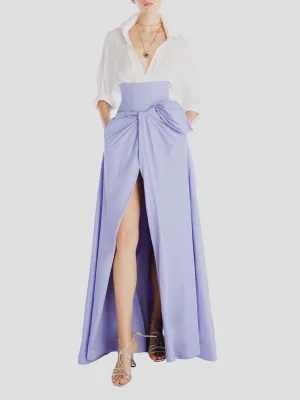 Long Corset Skirt in Lavender